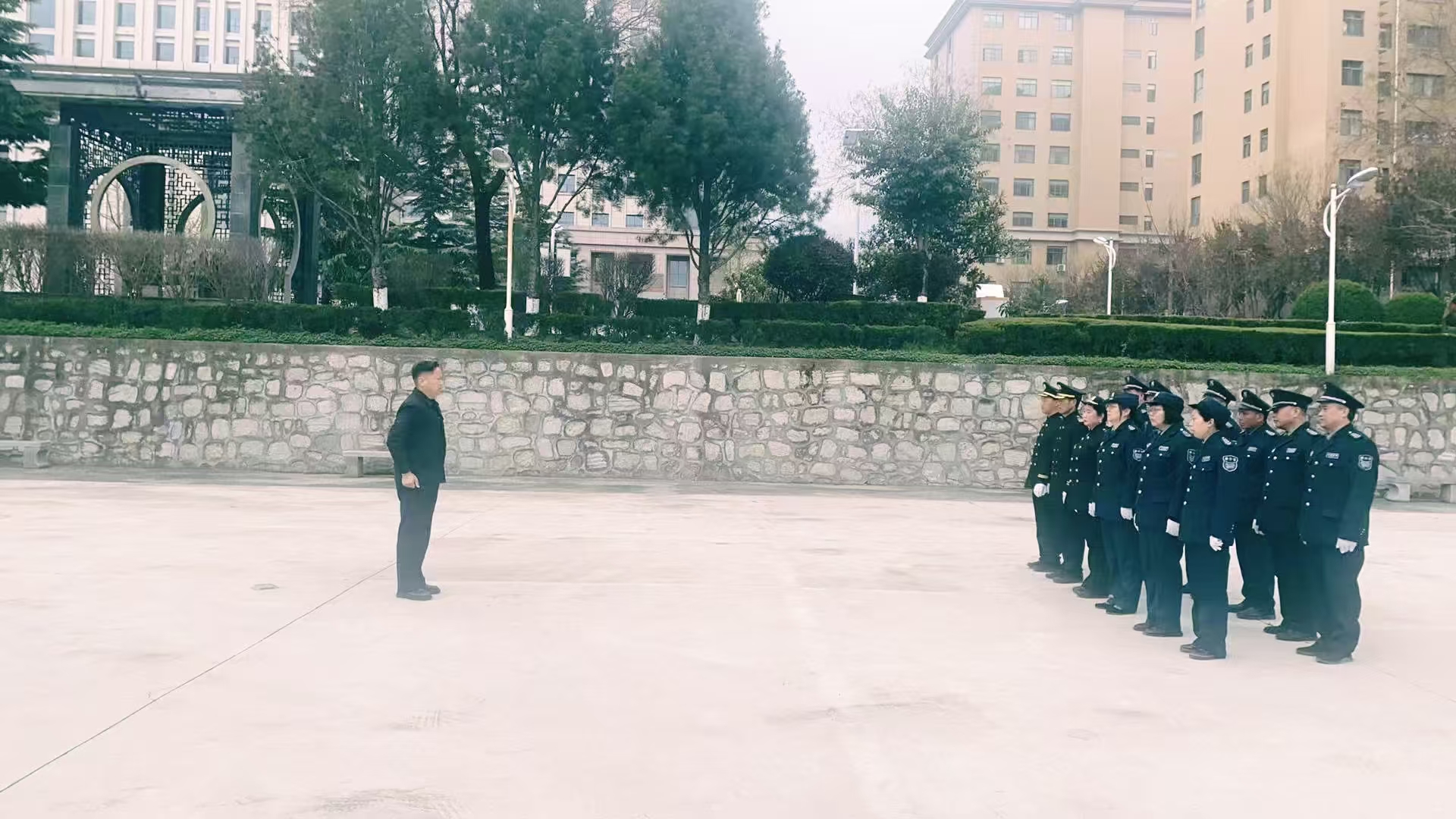 强化队列训练  锤炼过硬作风&mdash;亚丰物业开展保安员队列队形专项培训